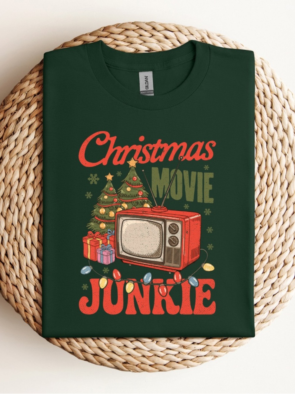 Christmas Movie Junkie T-Shirt